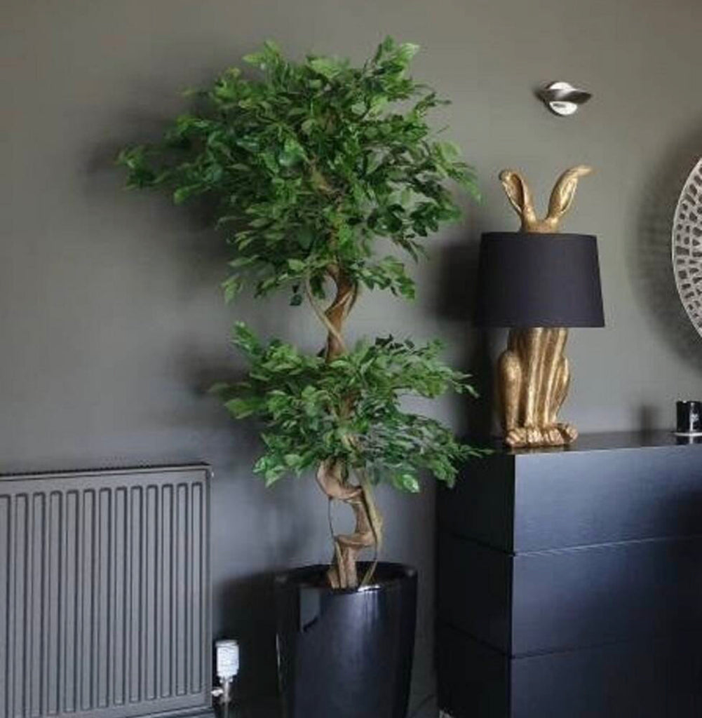 140cm Realistic Artificial Japanese Fruticosa Tree Ficus Tree - Treesy Green