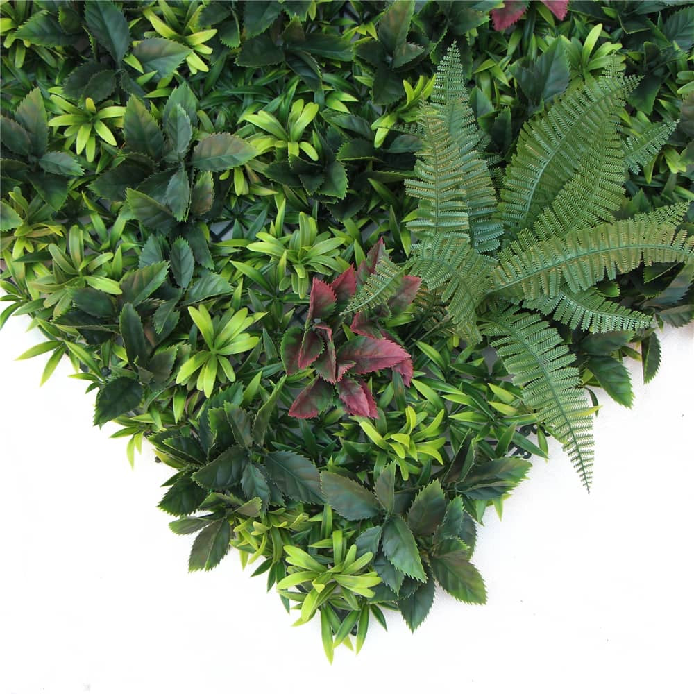Sherwood Forest Deluxe Artificial Green Wall Panel 1M x 1M - Treesy Green