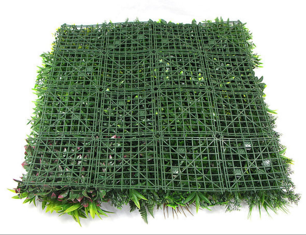 Luxury Rain Forest Green Artificial Plant Wall Panel 1M x 1M - Treesy Green