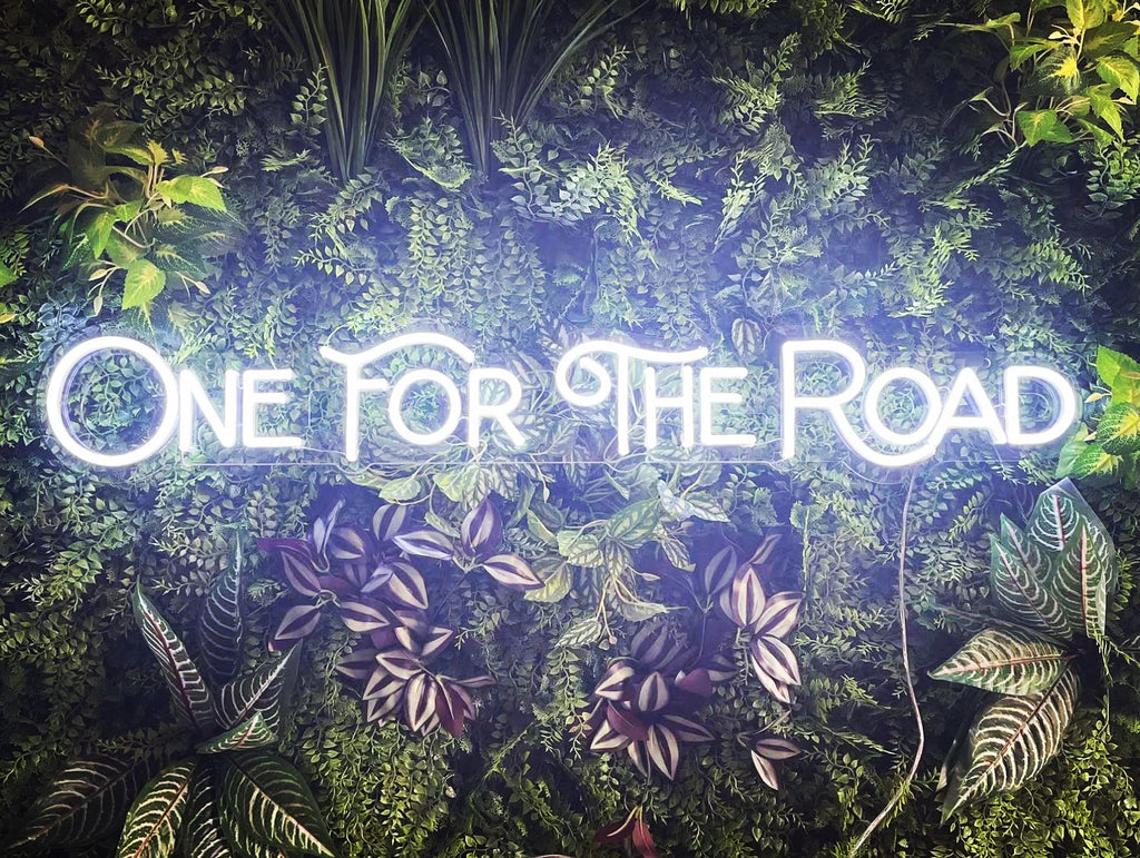 One For The Road LED Neon Sign - Treesy Green