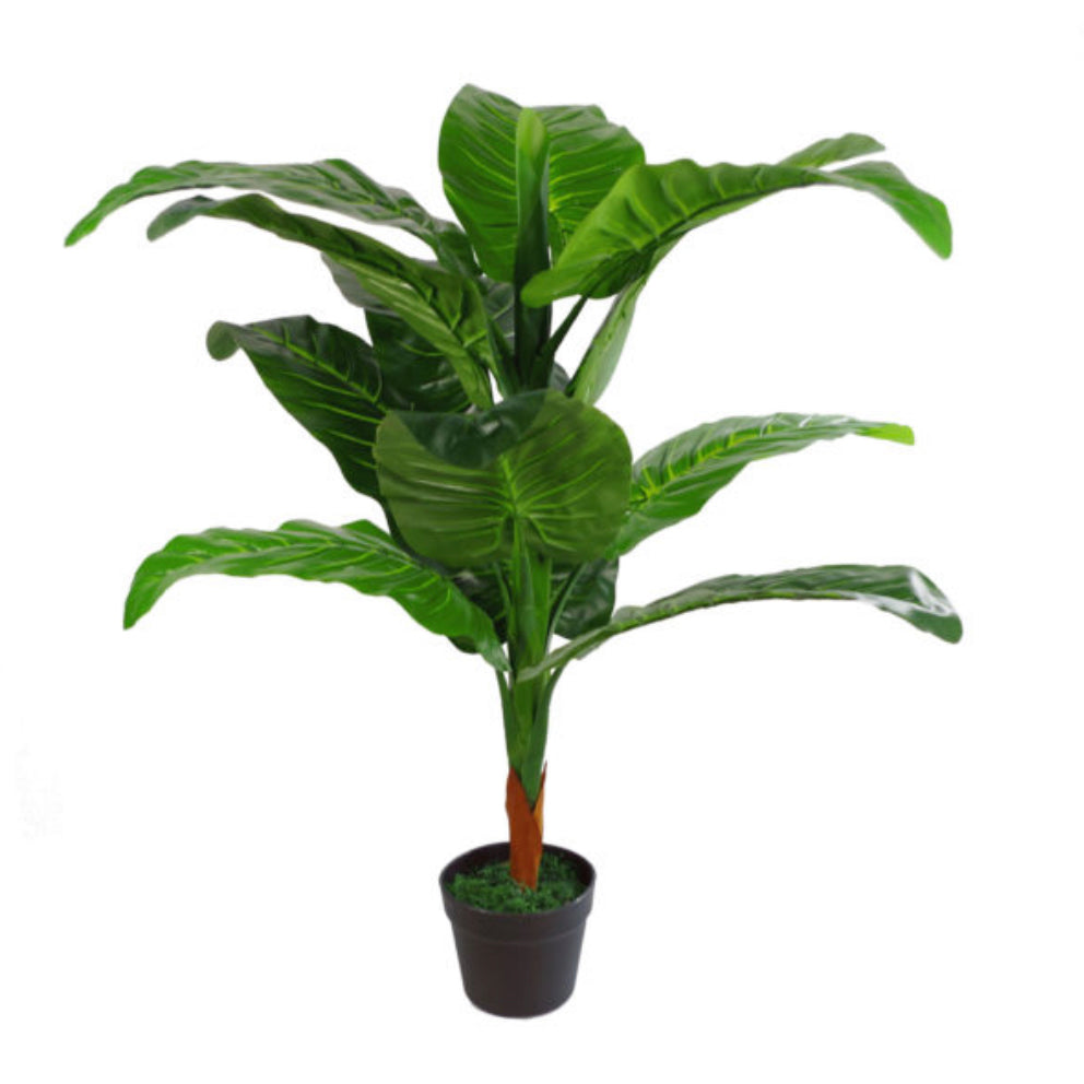 105cm Artificial Elephant Ear Plant (Colocasia) – Extra Large - Treesy Green