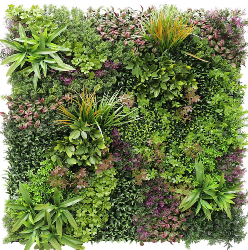 Artificial Plant Wall Panel Forest Green 1M x 1M - Treesy Green