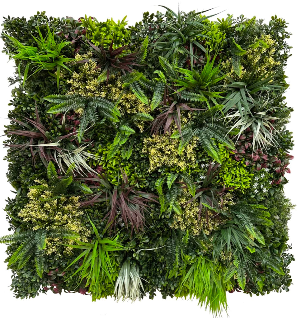 Yorkshire Hedgerow Artificial Plant Wall Panel 1M x 1M - Treesy Green