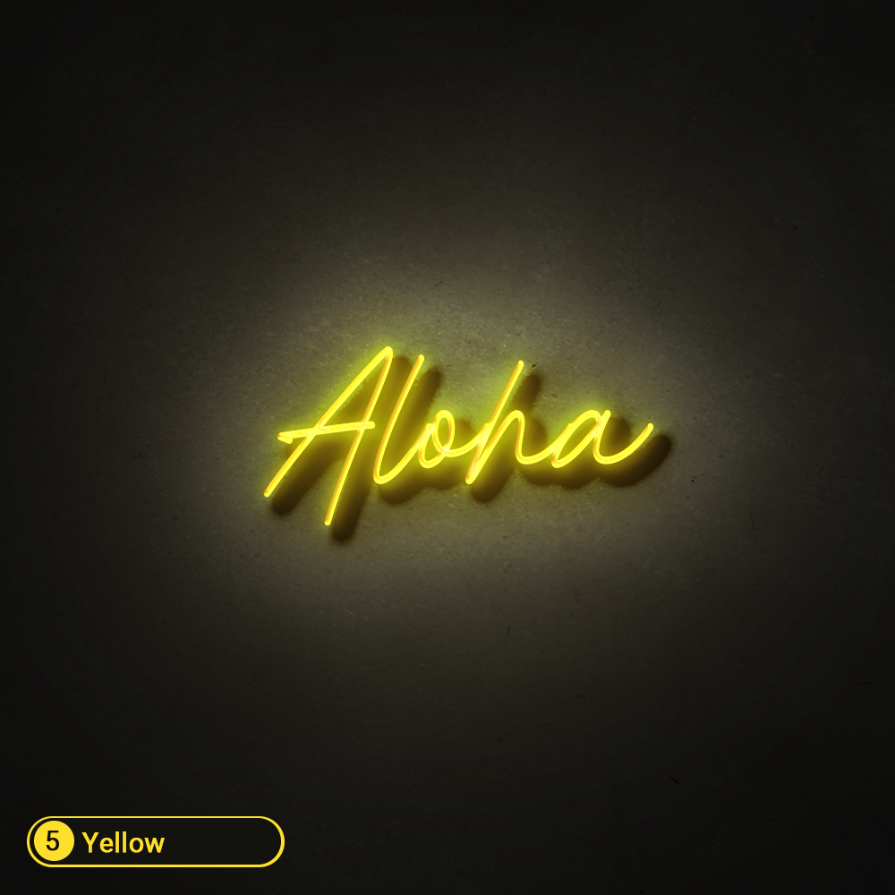 ALOHA LED NEON SIGN