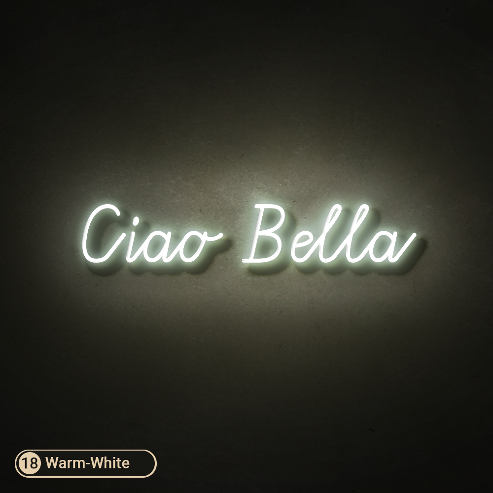 Ciao Bella Pink Neon Sign
