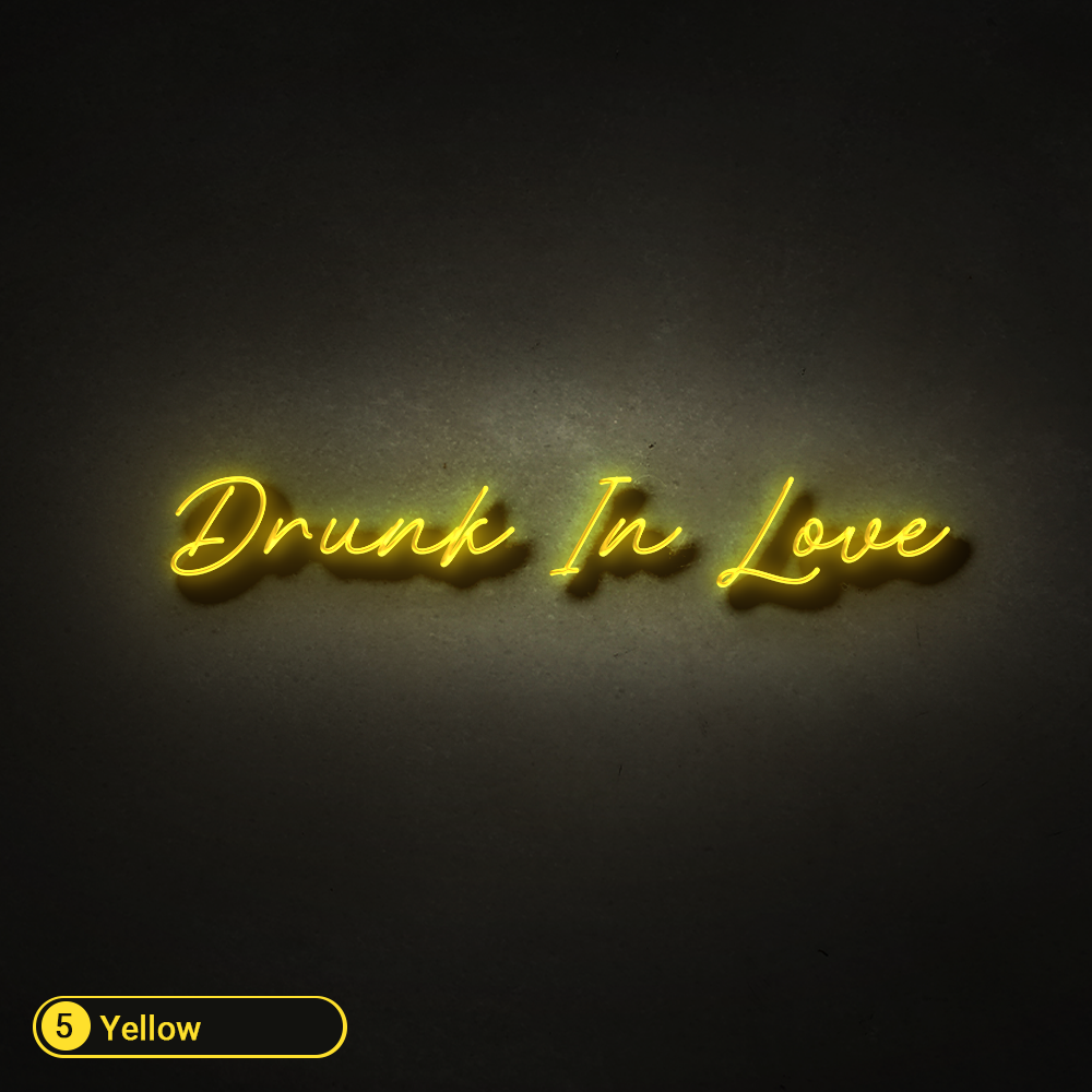 DRUNK IN LOVE LED NEON SIGN - Treesy Green