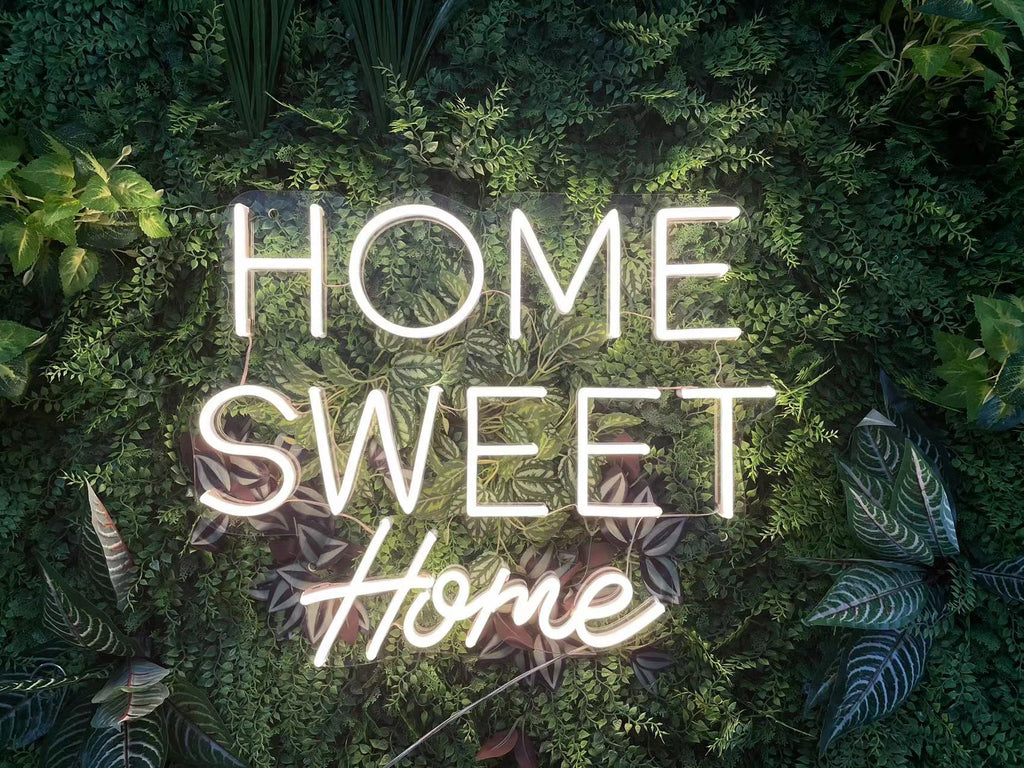 Home Sweet Home LED Neon Sign - Treesy Green