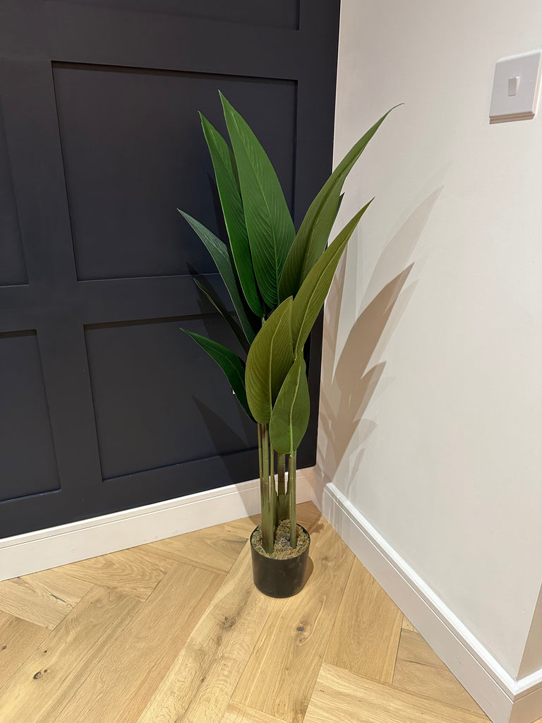 115cm Artificial Traveller Palm Tree - Treesy Green