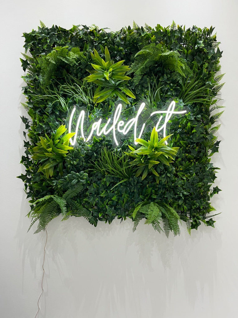 Artificial Fern Woodland Green Wall Panel 1M x 1M - Treesy Green