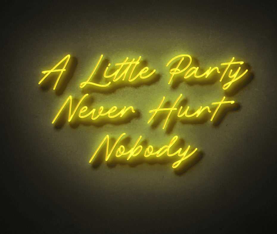 A Little Party LED Neon Sign 75CM - Treesy Green