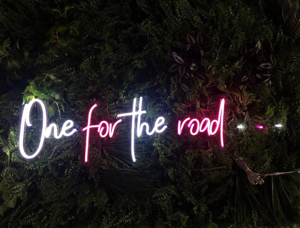 One For The Road LED Neon Sign - Treesy Green