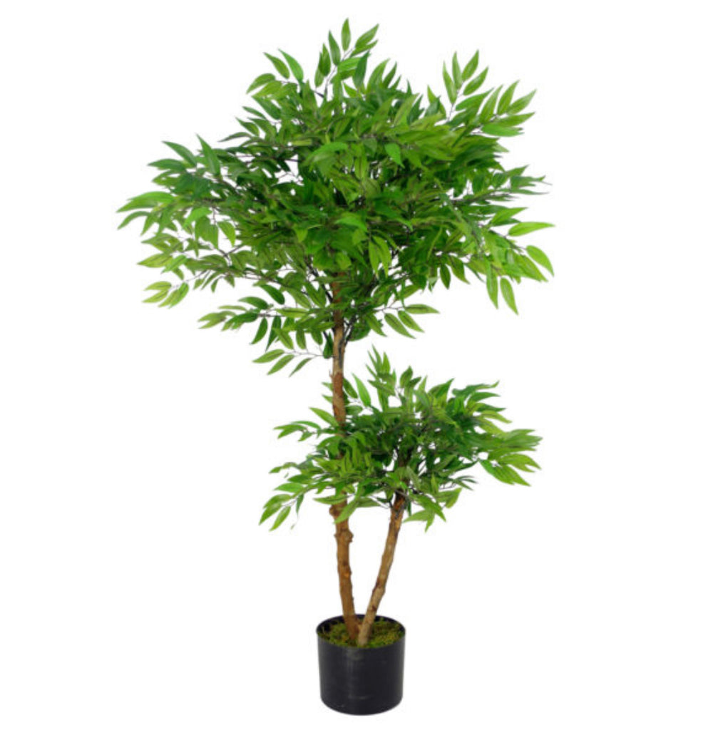 Luxury Artificial Mini Ruscus Tree 100cm - Treesy Green