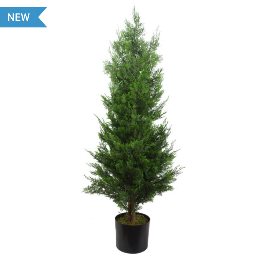 120cm Artificial Cypress Topiary - Treesy Green