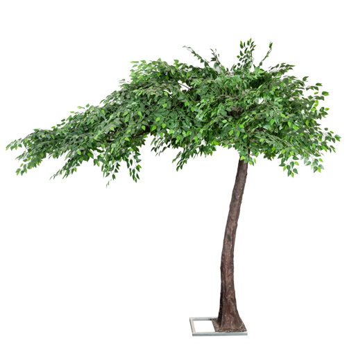 Deluxe Artificial Ficus Leaf Tree - Treesy Green