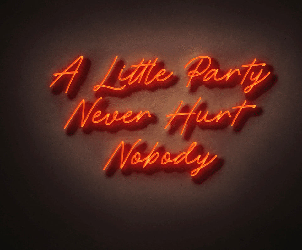 A Little Party LED Neon Sign 75CM - Treesy Green