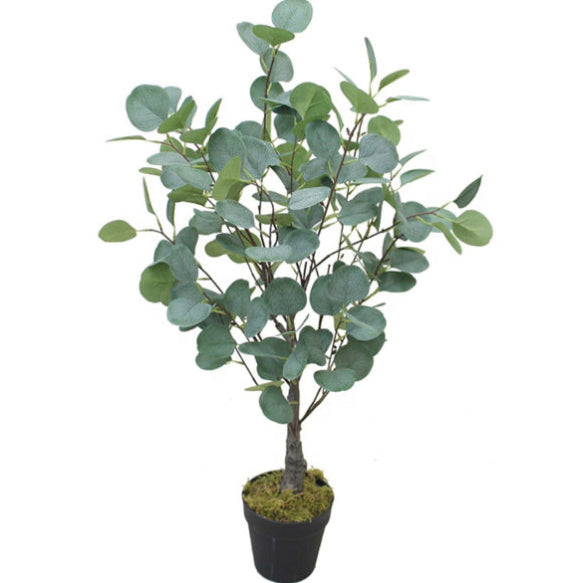 Artificial Eucalyptus Tree 85cm - Treesy Green