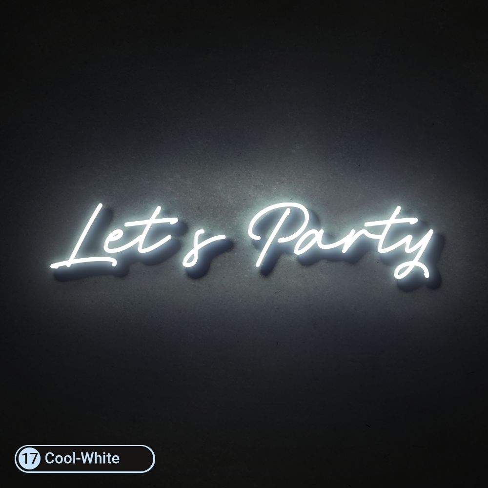 LETS PARTY LED NEON SIGN - Treesy Green