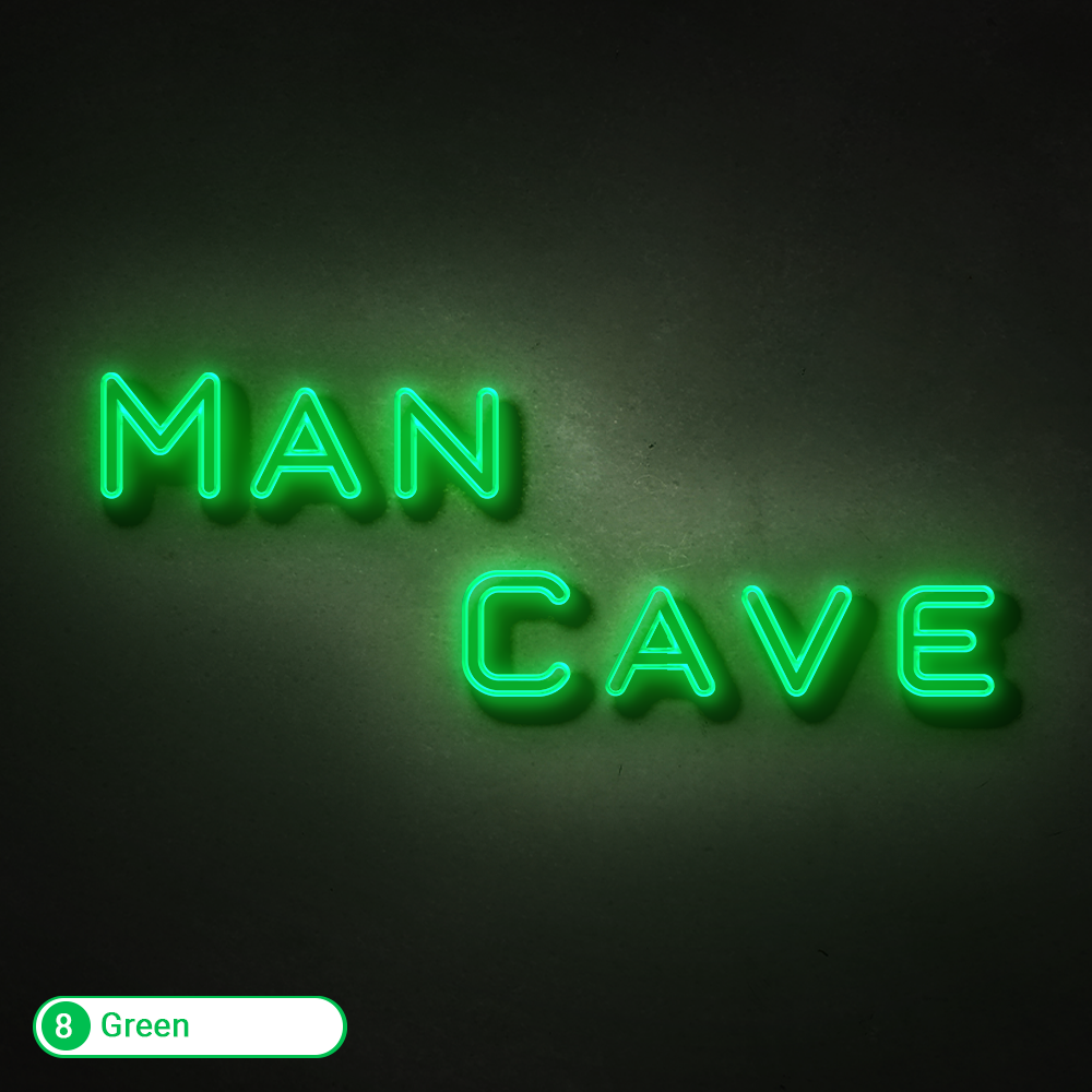 MAN CAVE LED NEON SIGN - Treesy Green